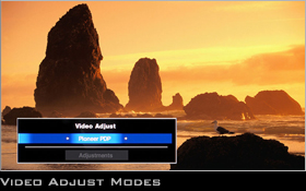 Video adjust modes